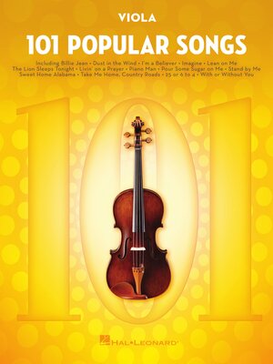 cover image of 101 Popular Songs for Viola